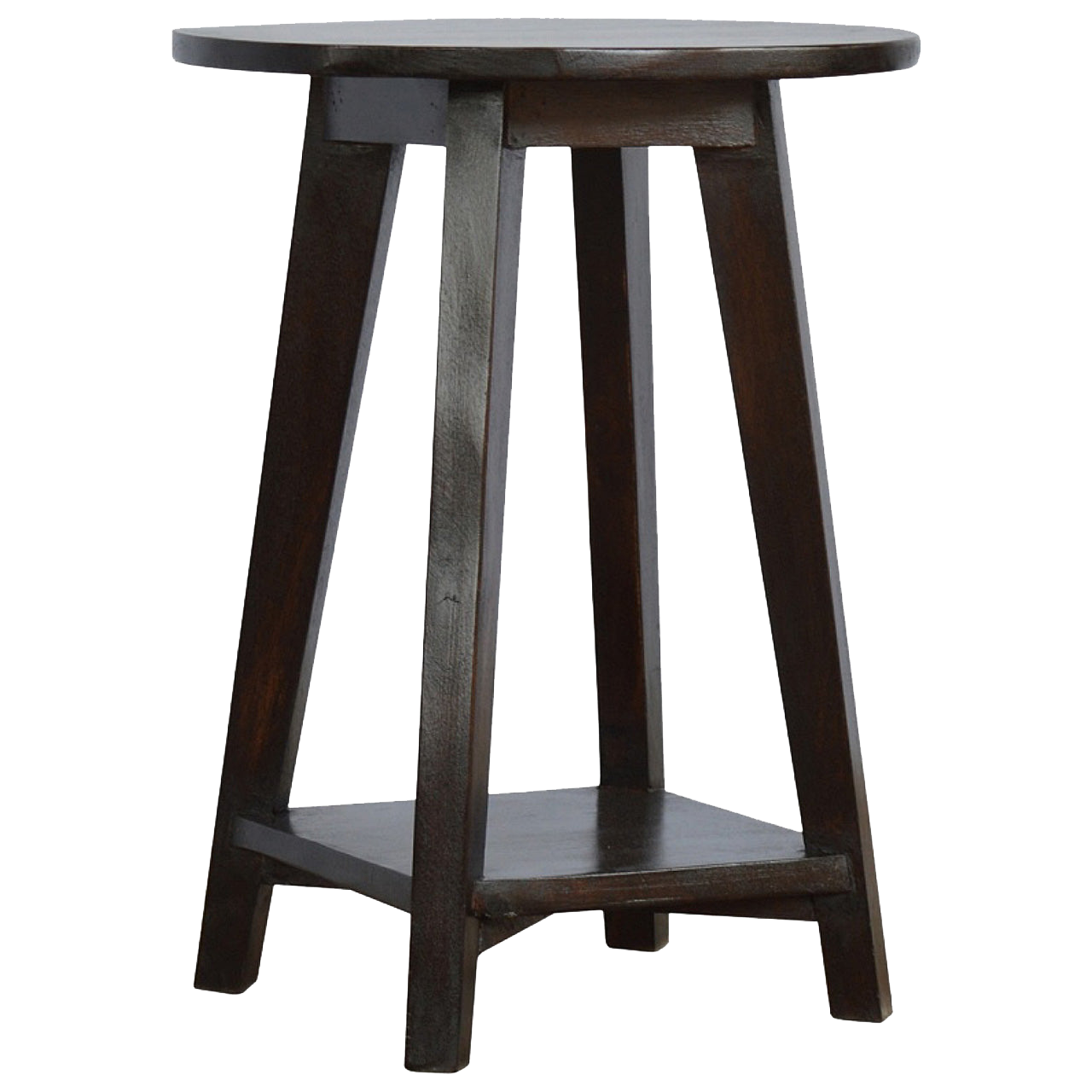 Walnut Undercarriage Bar Stool