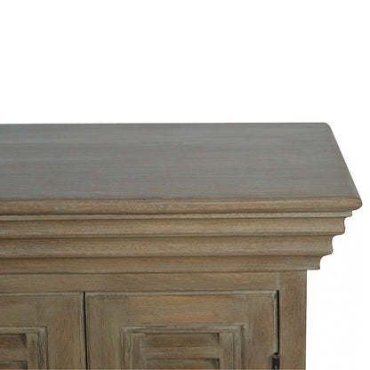 Grey Wash Shutter TV Cabinet