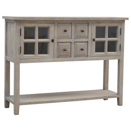 Stone Wash Glazed Console