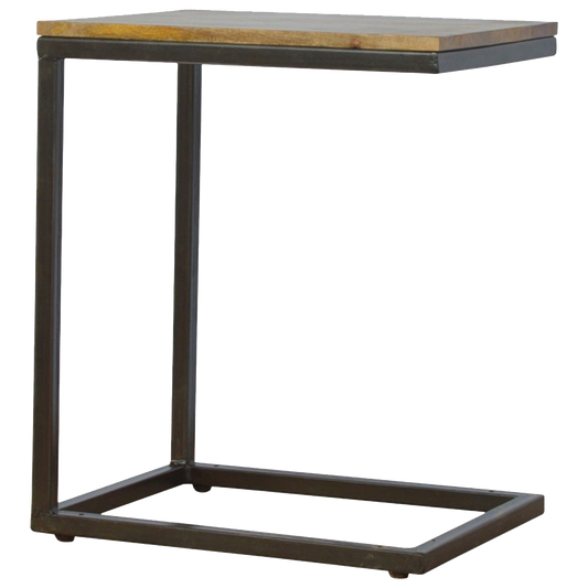 Industrial Small End Table