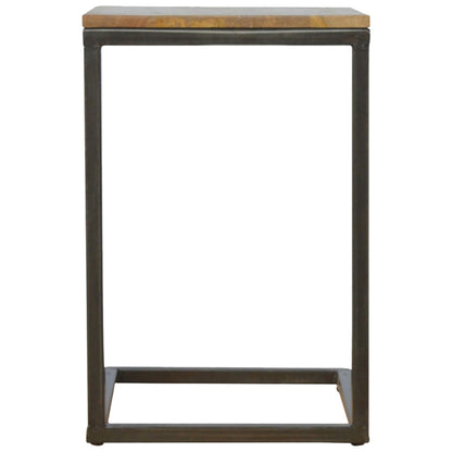 Industrial Small End Table