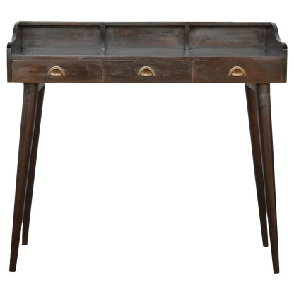 Walnut Gallery Shell Writing Desk