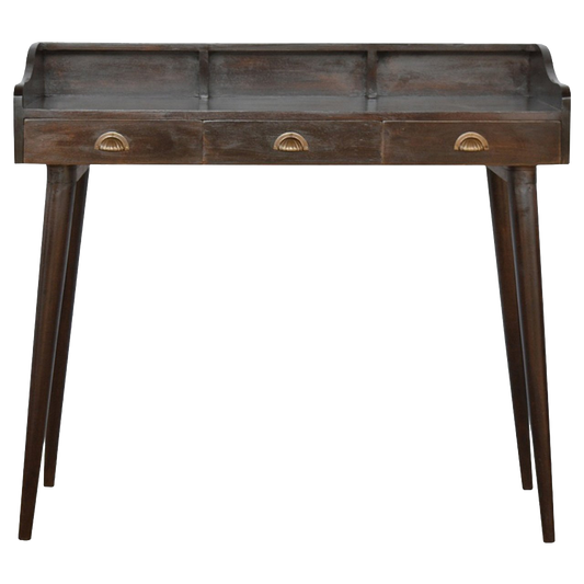 Walnut Gallery Shell Writing Desk