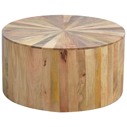 Round Wooden Coffee Table