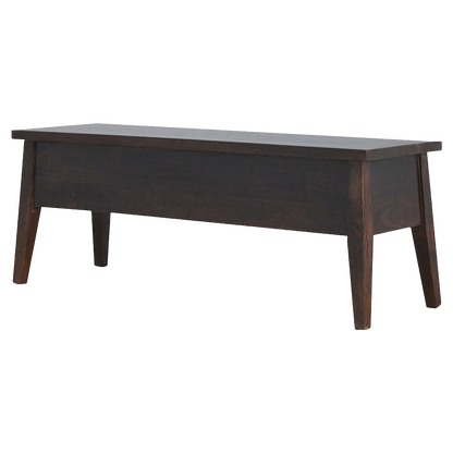 Walnut Hallway Storage Bench