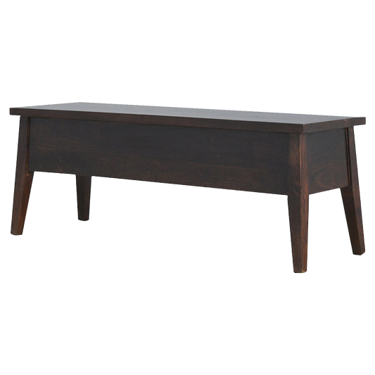 Walnut Hallway Storage Bench