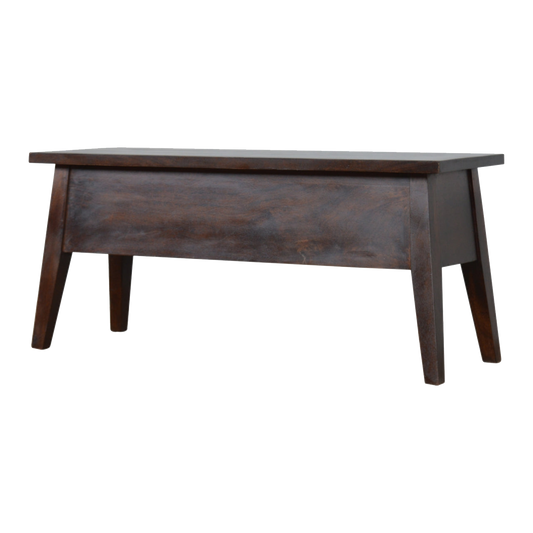 Chestnut Lid Up Storage Bench