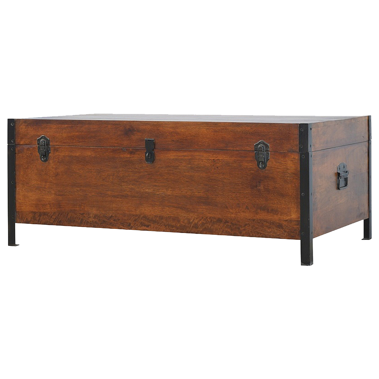 Industrial Lid up Blanket Box