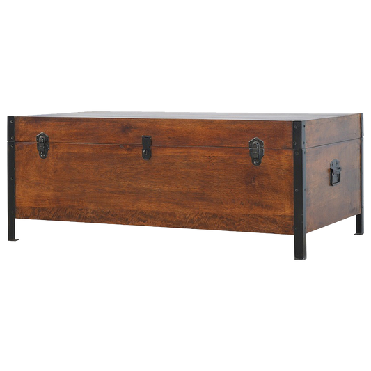 Industrial Lid up Blanket Box