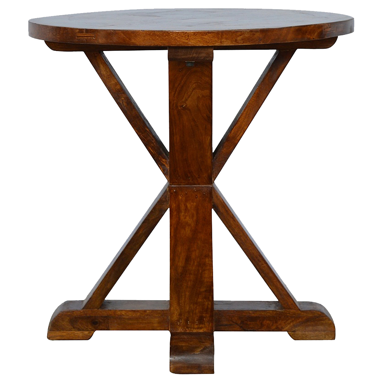 Chestnut Tristle Round Table