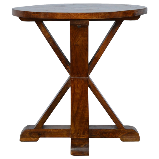 Chestnut Tristle Round Table