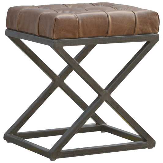 Industrial Cross Metal Coffee Table