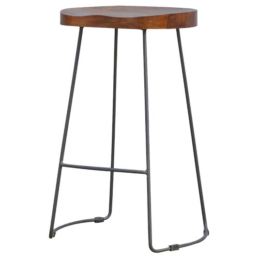 Industrial Chunky Bar Stool