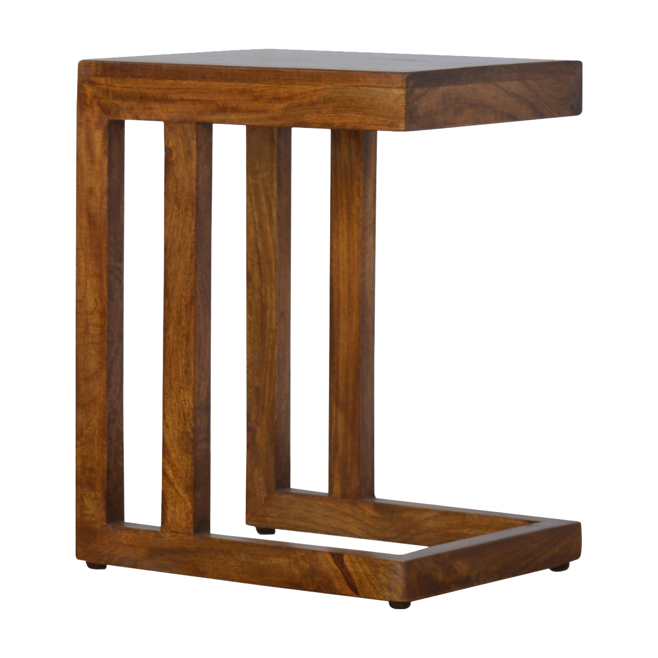Chestnut Finish One-sided End Table