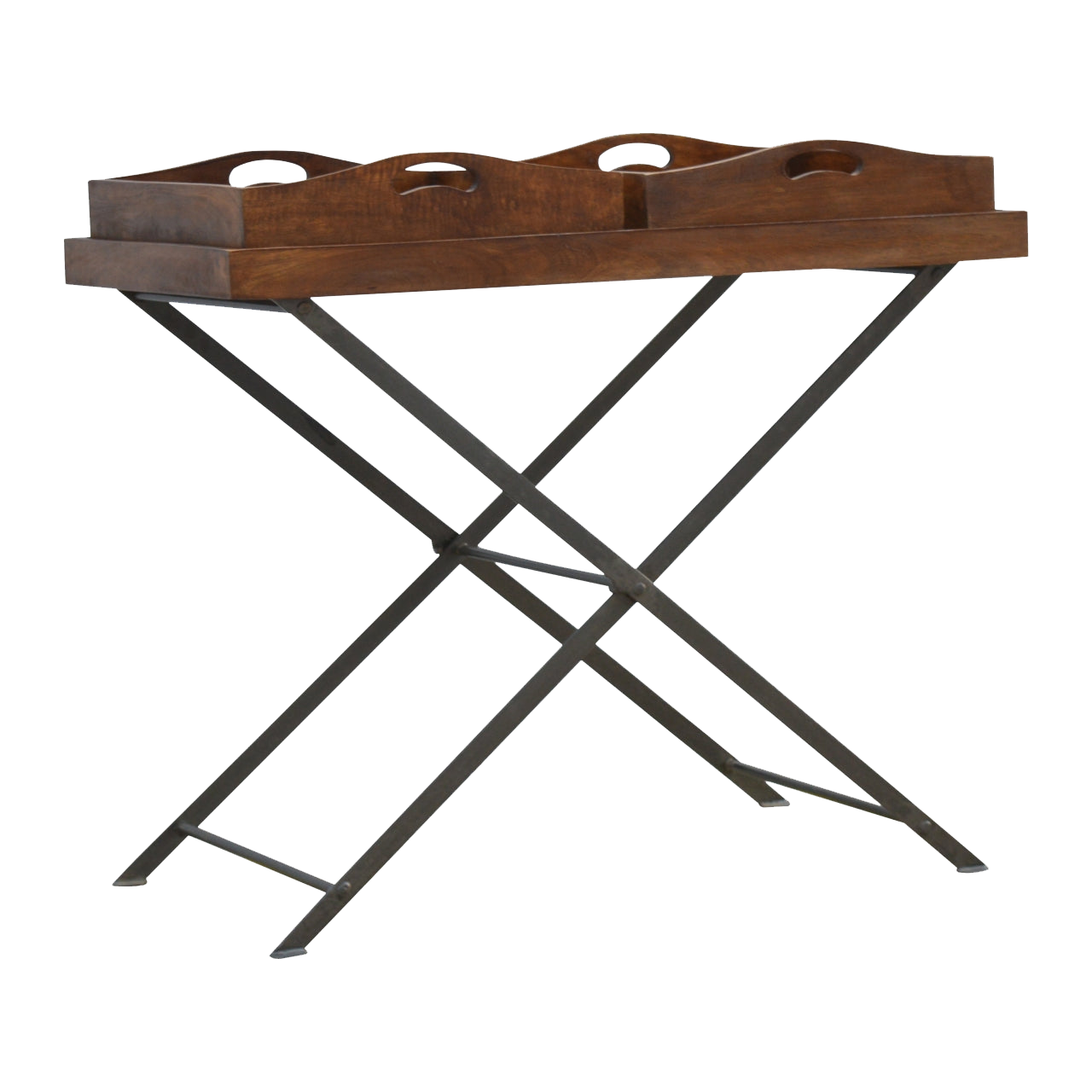 Industrial Metal Butler Tray