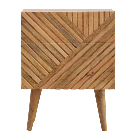 Lille 2 Drawer Bedside