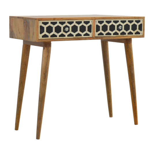Bone Inlay Console Table