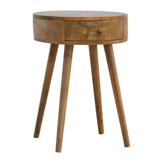 Nordic Circular Shaped Bedside