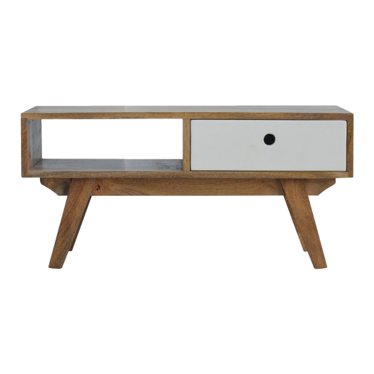 Two Tone Hand Painted Media Unit