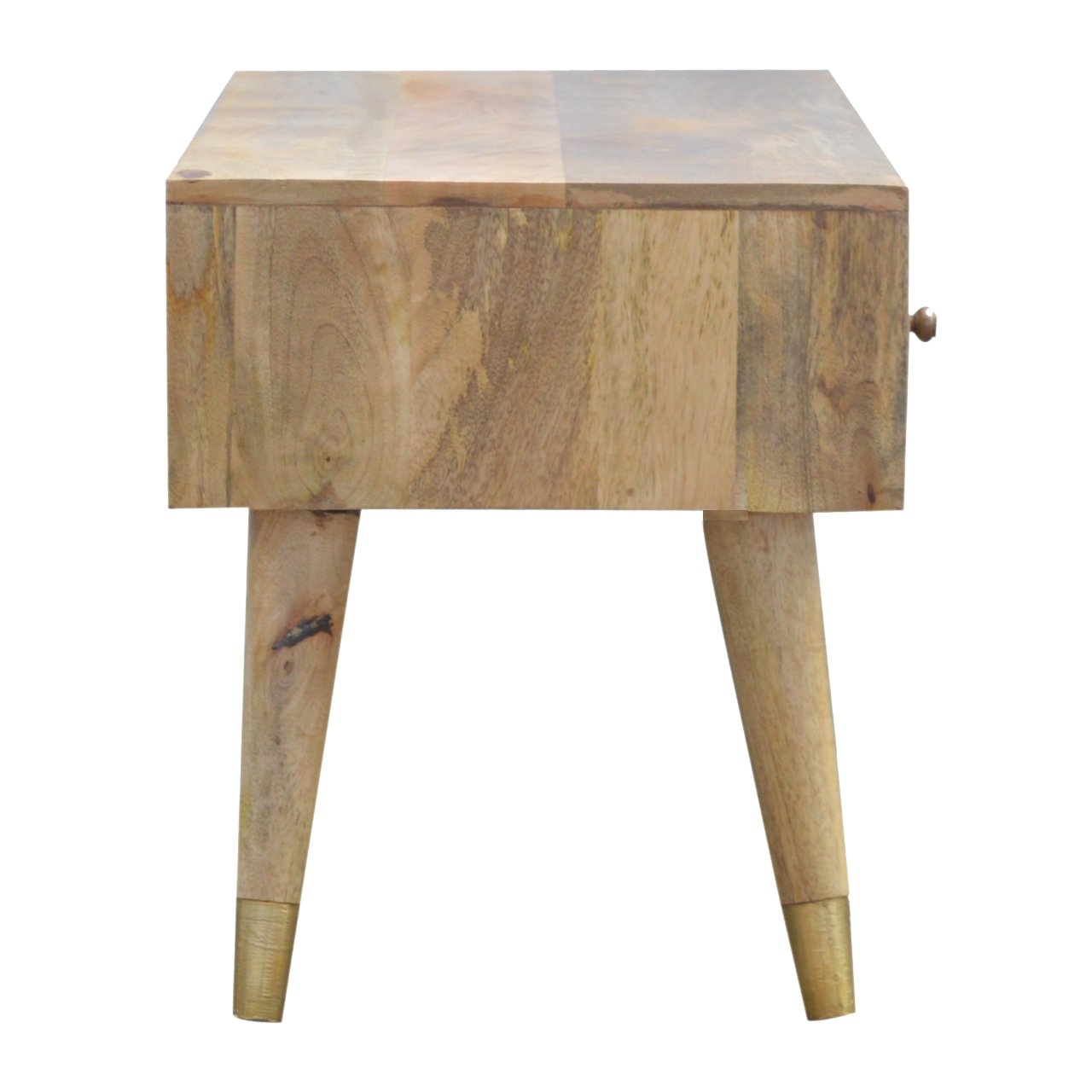 Oak-Style Gold Inlay Media Unit