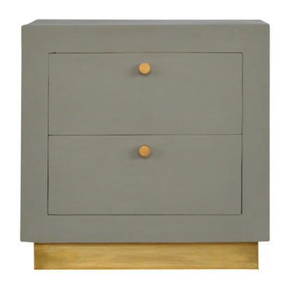 Sleek Cement finish Bedside unit