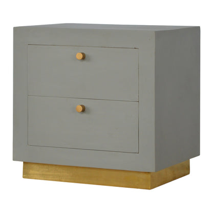 Sleek Cement finish Bedside unit
