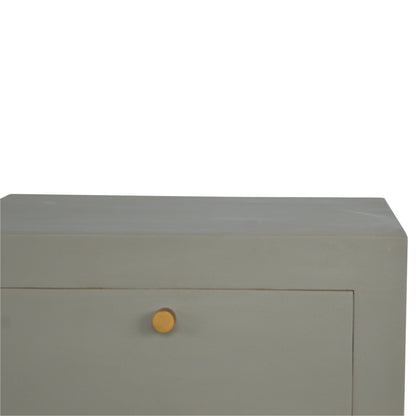 Sleek Cement finish Bedside unit