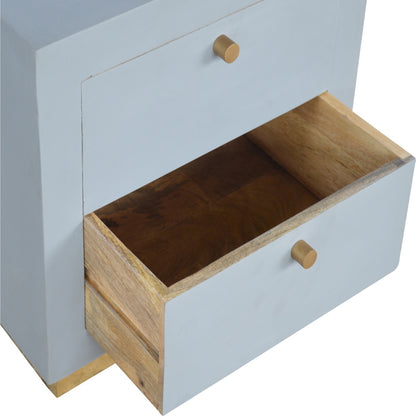 Sleek Cement finish Bedside unit