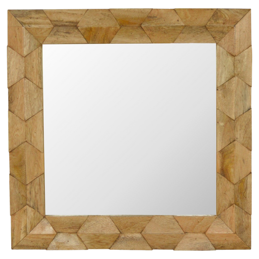 Pineapple Carve Square Mirror