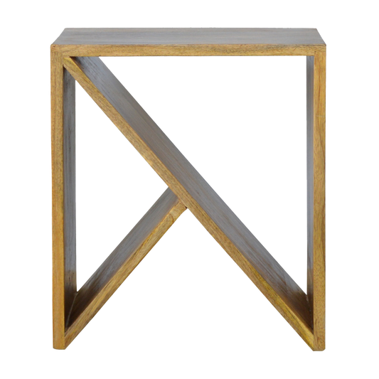 Geometric Library Side Table