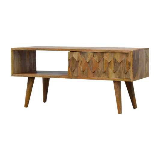Pineapple Carve Sliding Media Unit