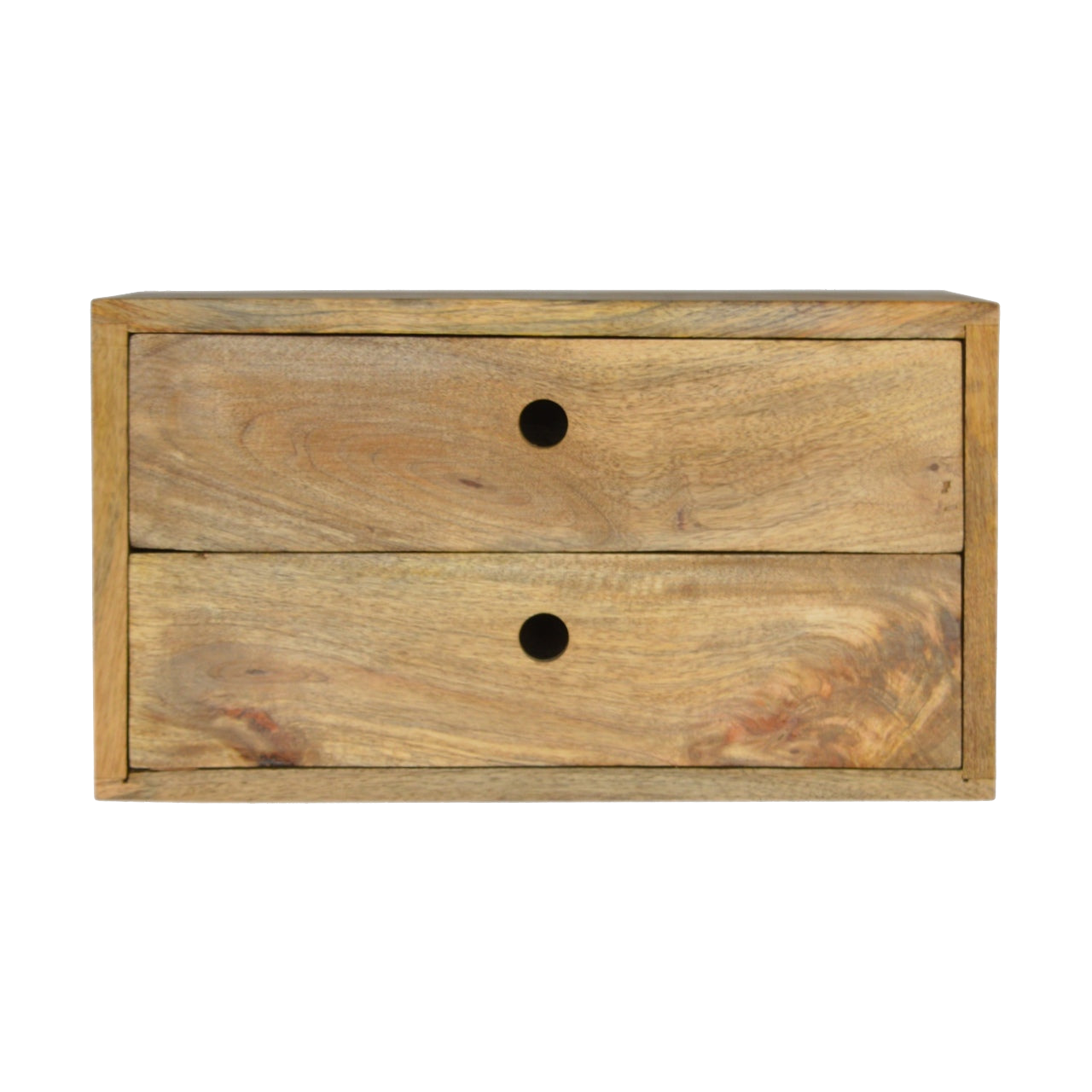 Oak-Style Wall Mounted Bedside