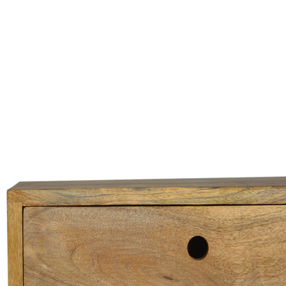 Oak-Style Wall Mounted Bedside