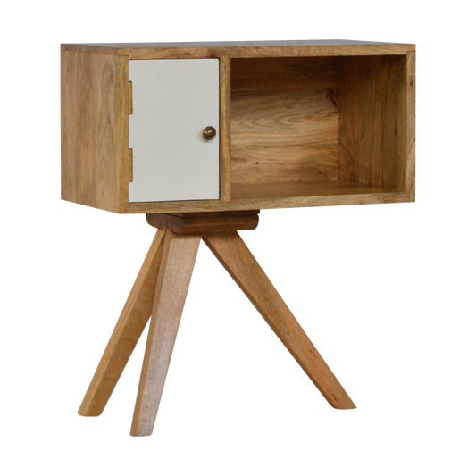 Solid Wood Tripod Bedside