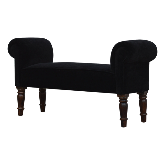 Black Velvet Bench