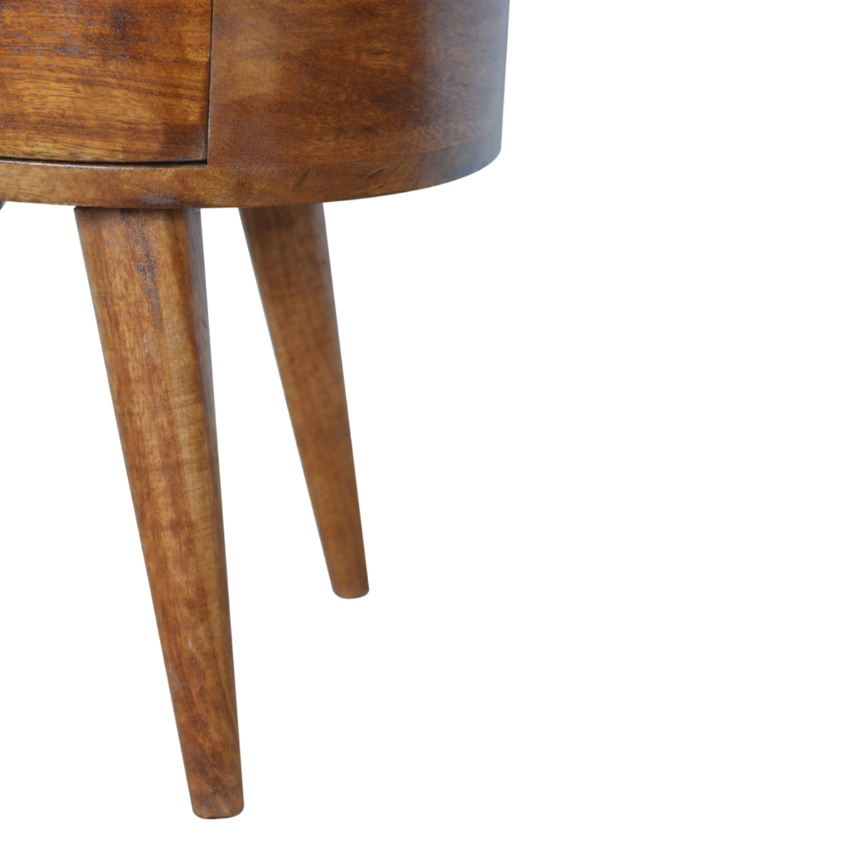 Chestnut Rounded Bedside Table Chestnut Rounded Bedside Table – 4my-home