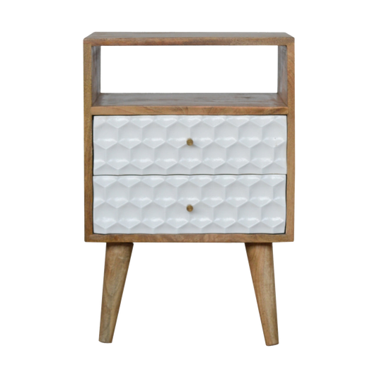 Honeycomb Open Slot Bedside
